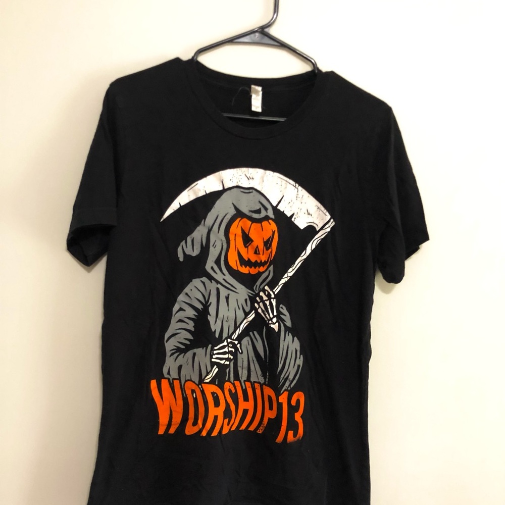 Worship 13 Grim Reaper Halloween Tee